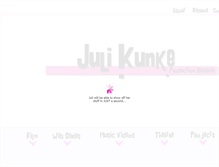 Tablet Screenshot of julikunke.com
